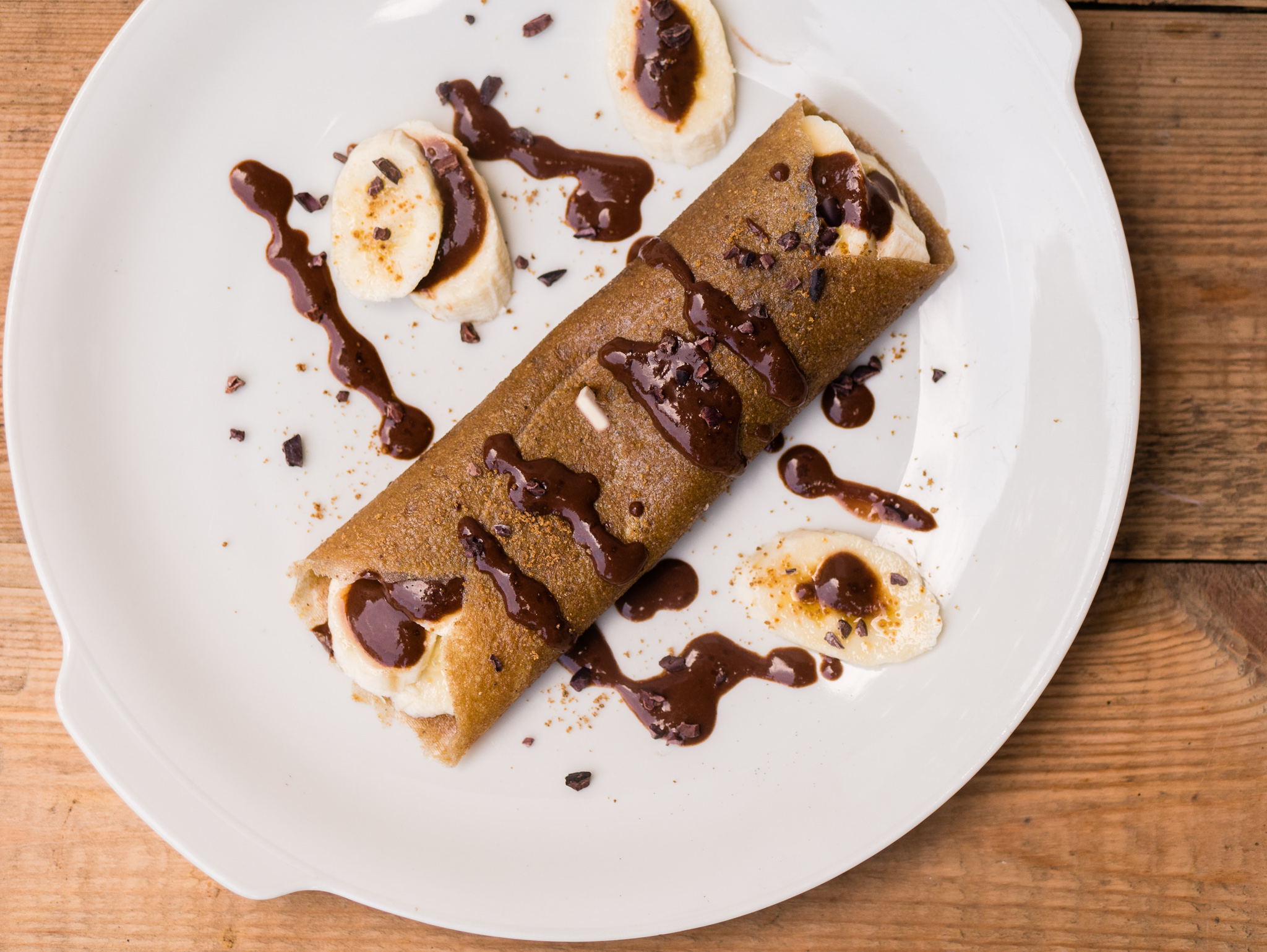 Himmlischer Schokoladen-Aufstrich 1 Schokoladen-Aufstrich auf Crêpes Crues de Paris