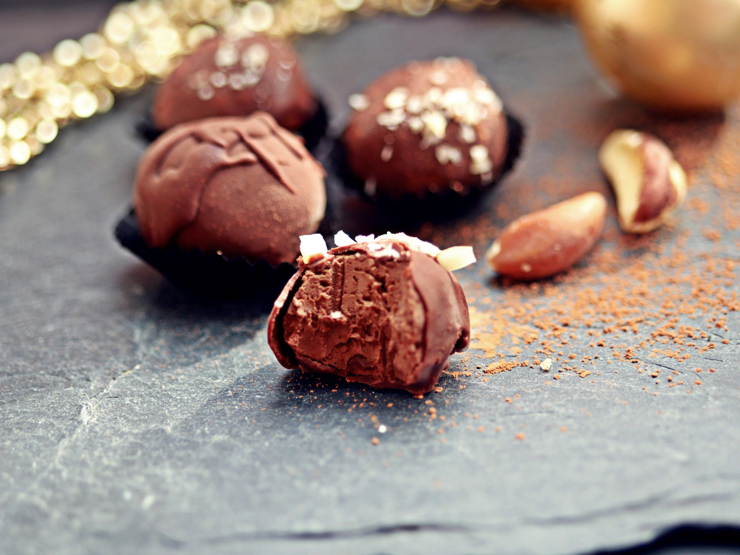Schokoladen Trüffel für die Weihnachtszeit 2 Schokoladen Trüffel für die Weihnachtszeit 1