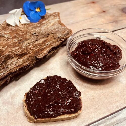 Marmelade mit Basilikumsamen 2 Marmelade mit Basilikumsamen 1