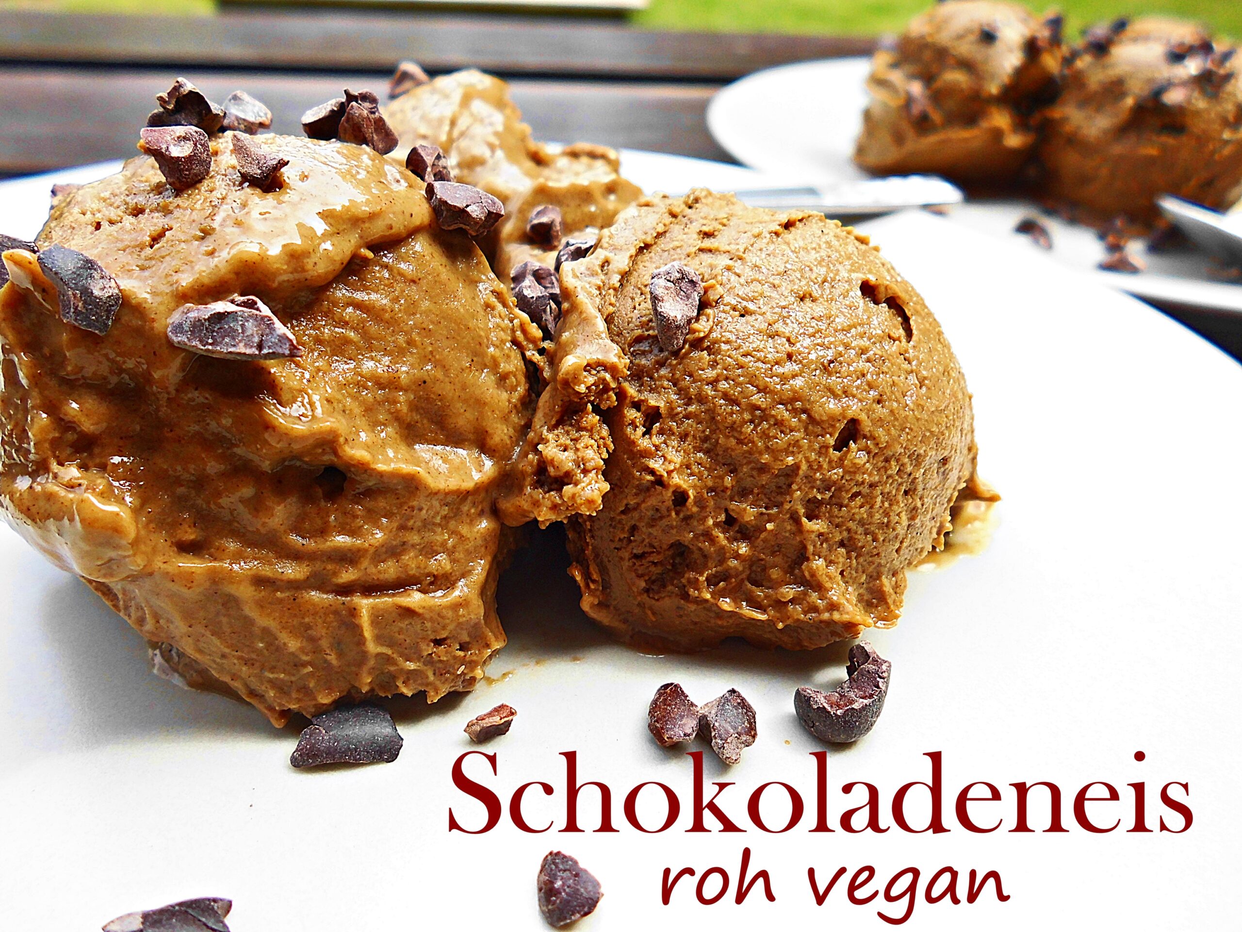 Schokoladeneis roh vegan 5 Schokoladeneis roh vegan